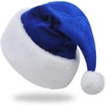 thumbnail image 1 of Santa Hat,Adults Unisex Velvet Christmas Hat,New Year Festive Party Christmas Supplies, 1 of 6