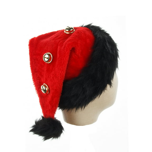 Santa Hat for Christmas Decorations, Santa Claus Hat for Holiday Parties and Family Gatherings, Festive Mantel Display and Front Door Welcome, Large Adorned Hat for Seasonal Home Decor Akmoler