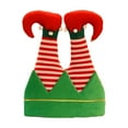 thumbnail image 1 of Santa Hat, Christmas Hat, Funny Santa Hat for Adults and Kids, Soft Polyester Multicolor Xmas Holiday Party Supplies, 1 of 6