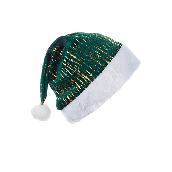 Santa Hat Christmas Hats Christmas Hat for adults,Personalized Purple Sequin Santa Hat Xmas Super Soft Santa Hat for Adults Sequin Plush Santa Hat Furry Velvet for Adult Xmas Party