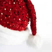 Santa Hat Christmas Hats for Adults, Xmas Holiday Unisex Classic Santa Claus Hat for New Year Party