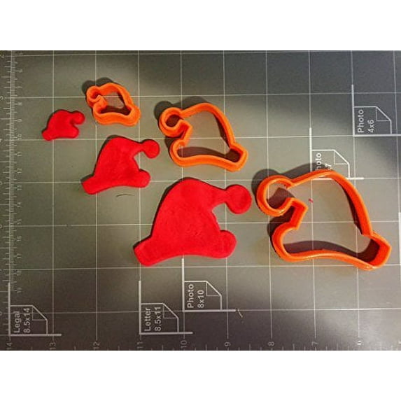Santa Hat Cookie Cutter (2 Inch)- Fast Shipping - Sharp Edges - Exceptional Quality
