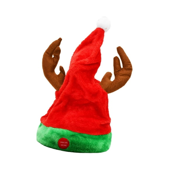 Santa Hat,Dancing Santa Hat Swing Tree Xmas Decor,Xmas Tree Christmas Electric Hats Cap,Ornaments for Kids Xmas New Year Festival Gift,Electric Christmas Hat Swing Dancing Santa C