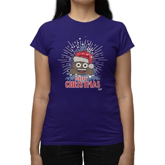 Santa Hat Funny Christmas Graphic Women's T-shirt