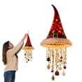 thumbnail image 1 of Santa Hat Hanging Christmas Decorations & Warm Glow, Plush Red Hat Holiday Light, Hat Hanging Decor with Glowing Tassels, Lightweight Festive Light for Indoor Outdoor, Porches, Tents, Tree Branch,B, 1 of 6