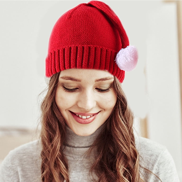 Santa Hat Knitted Christmas Hats Elk Horn Winter Crochet  display picture 3