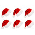 thumbnail image 1 of Santa Hat for Adults Big Santa Hat Comfort Double Liner Plush Red Velvet, Adult, 6 Pack, 1 of 9