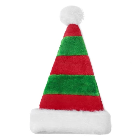 Santa Hats for Kids Christmas Striped Hats Elf Ornaments Xmas Party Costumes Favors Gifts(11" Inner Dia)
