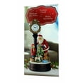 thumbnail image 1 of Santa Holiday Clock W/LED Christmas Tree Decoration 1 Count, 1 of 3