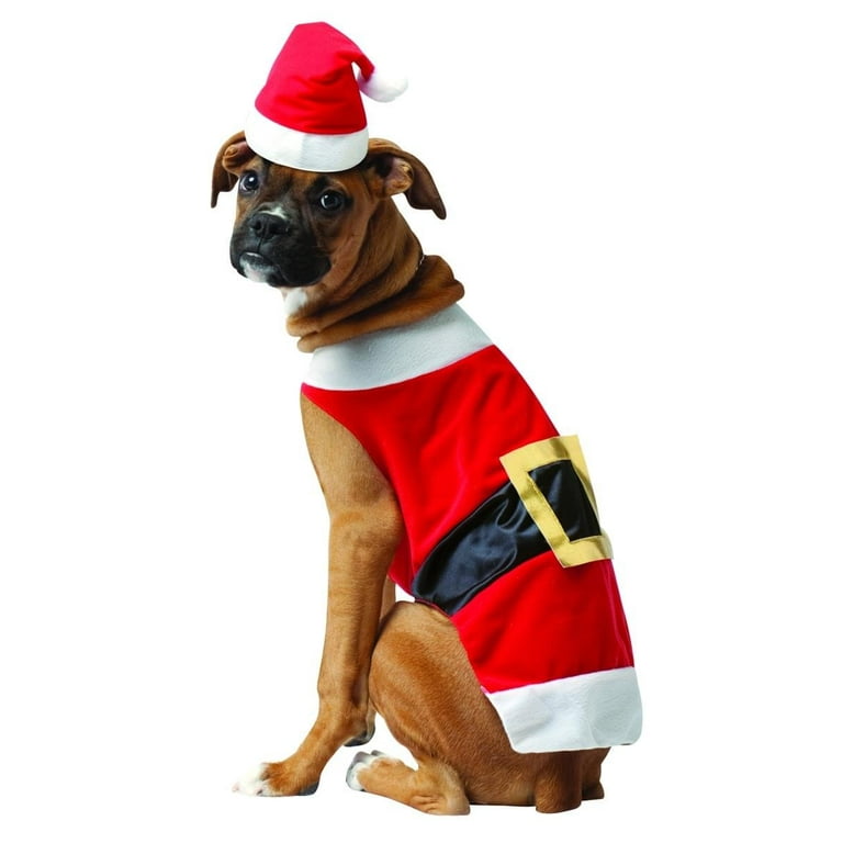 Santa's little 2025 helper dog costume