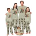 thumbnail image 1 of Santa Hunting Reindeer Matching Family Christmas Pajamas With Dog, Christmas Tree Holiday PJs, Plus Sizes, With Pockets, 1 of 7