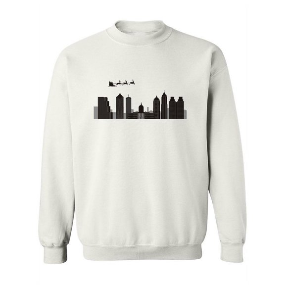 Santa In Atlanta City Sweatshirt Women -Image by Shutterstock, Female 3X-Large