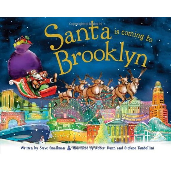 Pre-Owned Santa Is Coming to Brooklyn (Hardcover) 1402290039 9781402290039