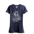 thumbnail image 1 of Santa Is Watching Women's Fashion Relaxed T-Shirt Tee Heather Navy 2X-Large, 1 of 3