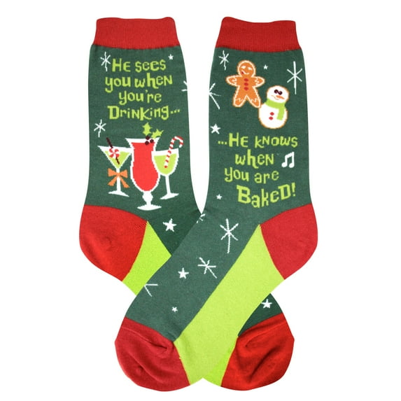 Santa Knows Women's Socks