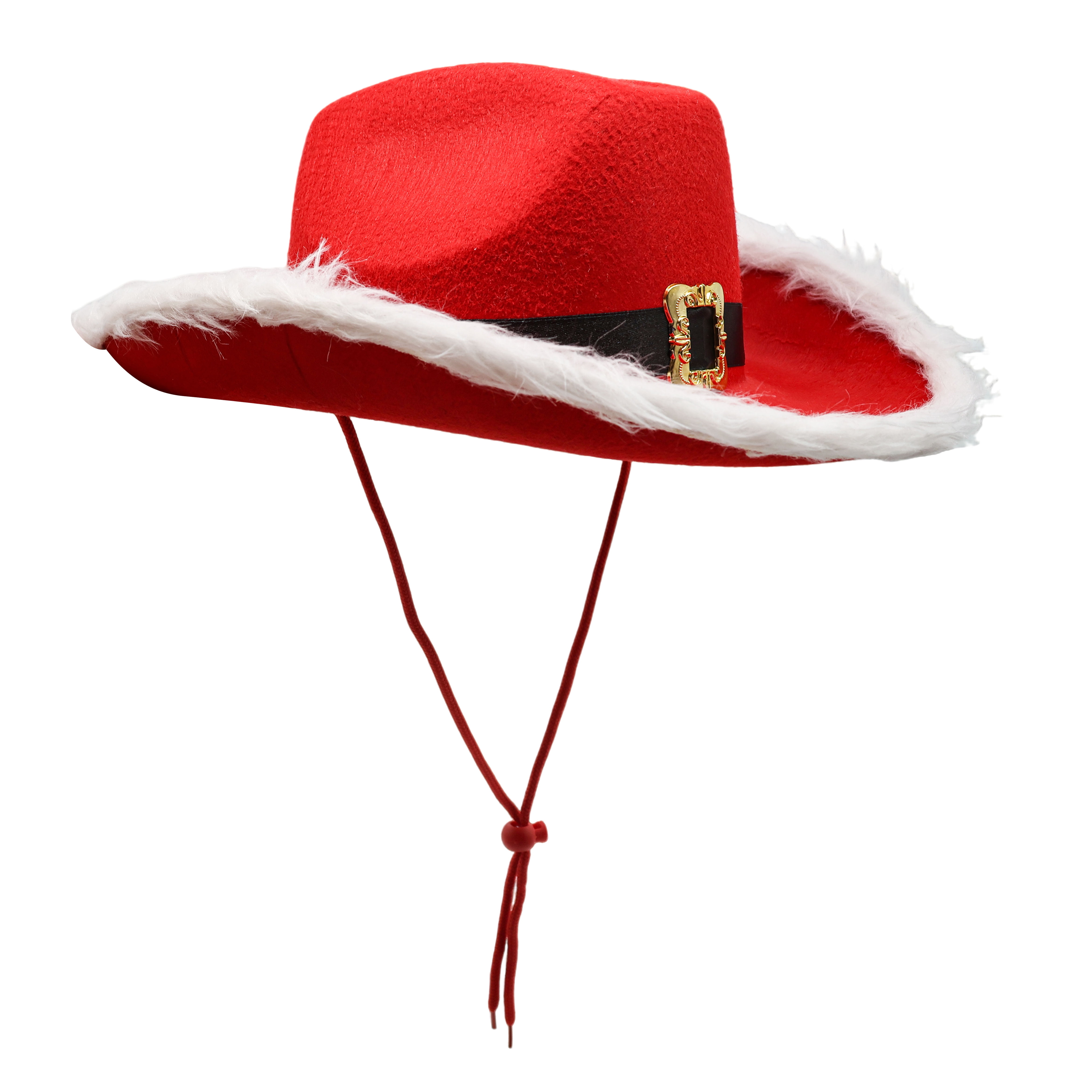 Santa Light Up Cowboy Hat by Celebrate It - Holiday and Christmas Apparel and Accessories
