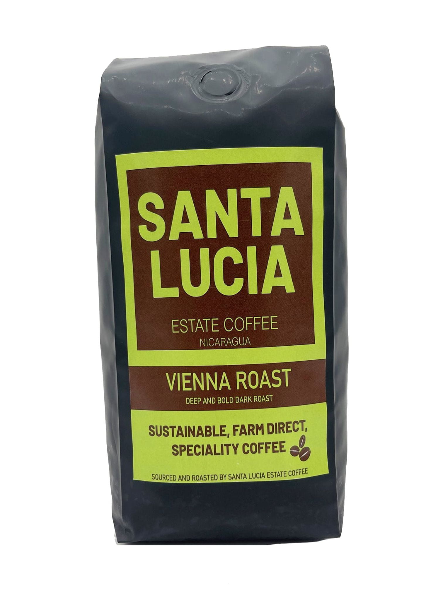 Santa Lucia Coffee Vienna Roast Coffee 16oz Whole Bean