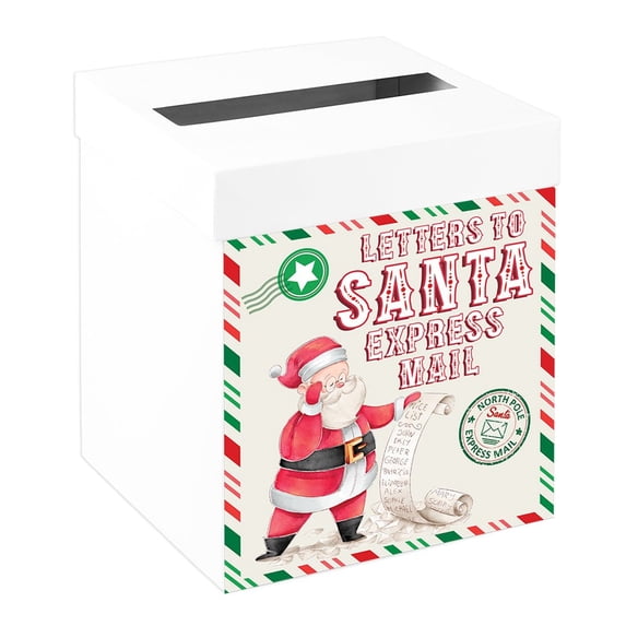 Koyal Wholesale Santa Mailbox Reading Letters, Christmas Mailbox for Kids