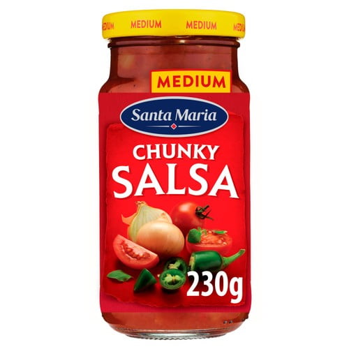 Santa Maria Chunky Medium Salsa 230g, British Import (Pack of 2)