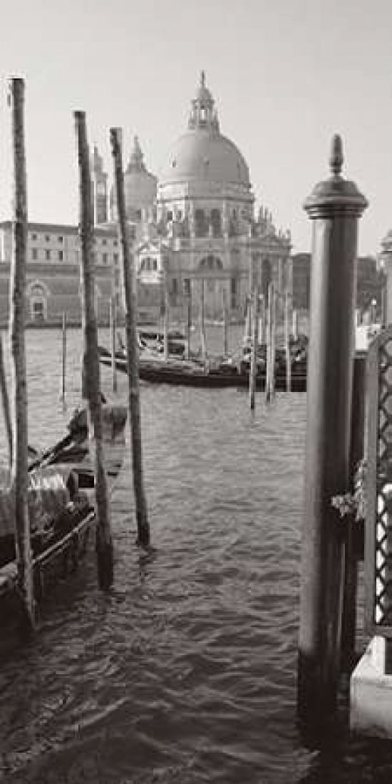 Santa Maria Della Salute Venice Canvas Art - Heiko Lanio (24 x 48)