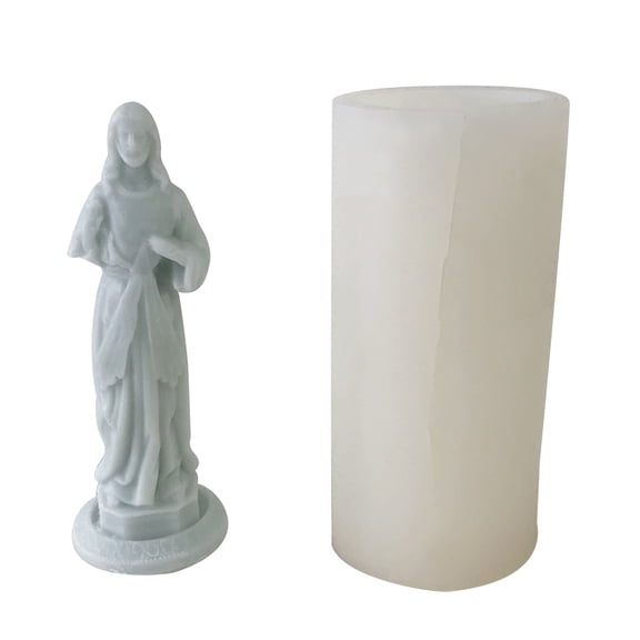Santa Maria Scented Mold Cake Silicone Mold Aromatherapys Resin Mold Statue Ornament Mold Decoration