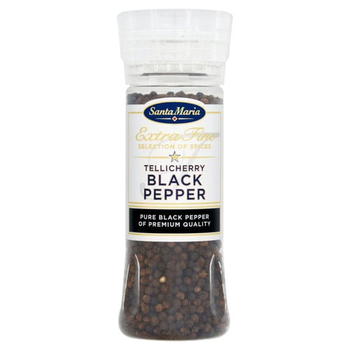 Santa Maria Tellicherry Black Pepper 21's, British Import (Pack of 2)