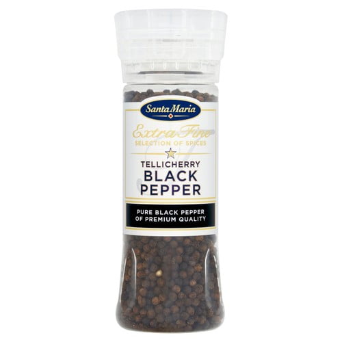 Santa Maria Tellicherry Black Pepper 21's, British Import (Pack of 2)
