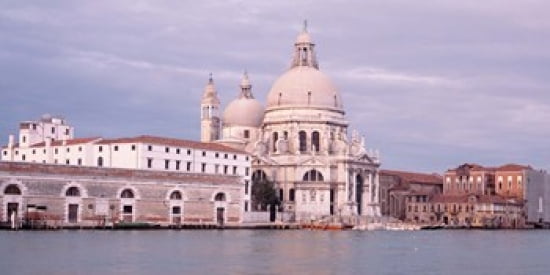 Santa Maria della Salute Grand Canal Venice Italy Canvas Art - Panoramic Images (24 x 12)