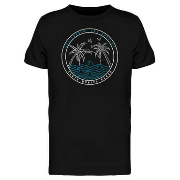Santa Monica Beach Logo T-Shirt Men -Image by Shutterstock, Male XX-Large