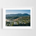 thumbnail image 1 of Santa Monica Mountains, Pacific Palisades - Santa Monica California Photography White Framed Wall Art Print 8 x 12 inches, 1 of 3