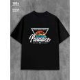 thumbnail image 1 of Santa Monica Paradise mens 180G 100% Cotton black Unique Design Unisex Shirt Crewneck tshirts Retro Unisex Shirt Printed tshirts Fashion Unisex Shirt Graphic tshirts Basic Unisex Shirt Cotton tshirts, 1 of 7