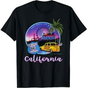 Santa Monica Pier California 66 End Of The Trail Souvenir T-Shirt