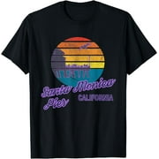 Santa Monica Pier LA California Surf Backpacking Beach USA T-Shirt