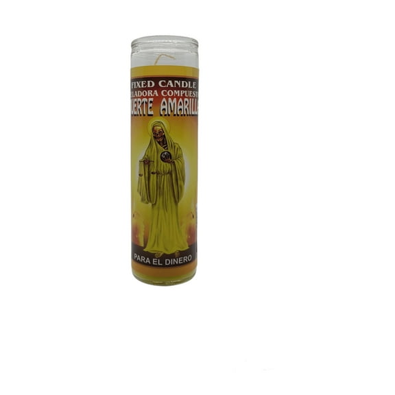 Santa Muerte Amarilla Fixed Candle