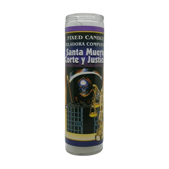 Santa Muerte Corte y Justicia Fixed Candle