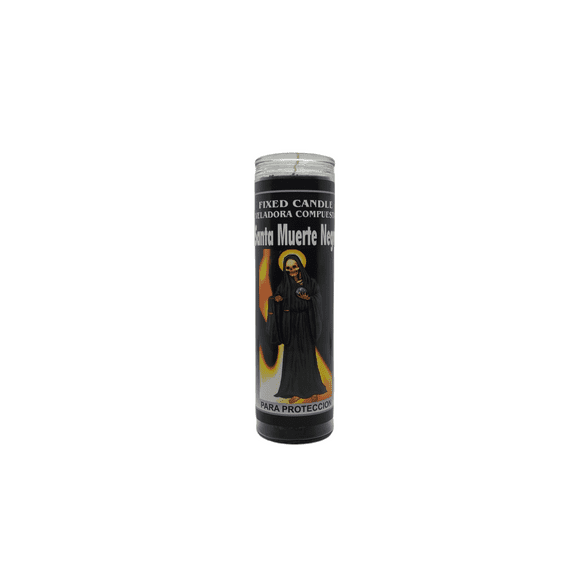 Santa Muerte Negra Fixed Candle