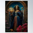 thumbnail image 1 of Santa Muerte Poster Wall Art, Modern Wall Decor For Living Room Bedroom, 8x12 UNFRAMED, 1 of 3