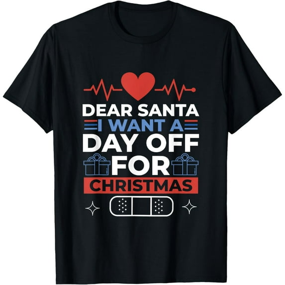 Santa Nurse Xmas Nursing Healthcare Worker Christmas Nurse T-Shirt
