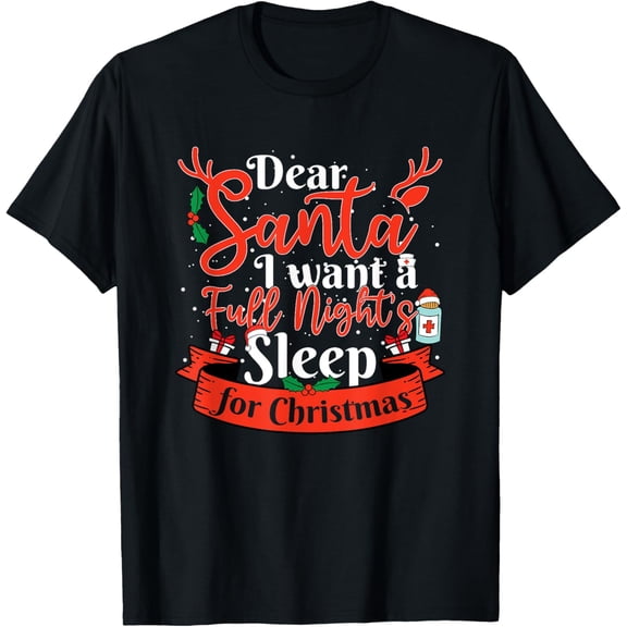 Santa Nurse Xmas Nursing Healthcare Worker Christmas Nurse T-Shirt