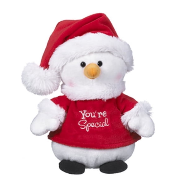 Santa Outfit Plush Snowman: You're Special - By Ganz