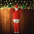 thumbnail image 1 of Santa Pants off Wall Climb Decoration Santa Hanging Ornament Holiday Ornament/ Santa Claus Pendant 170Cm, 1 of 7