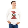 thumbnail image 1 of Santa Papa Smurf Christmas Presents Long Sleeve TShirt Men Women Brisco Brands M, 1 of 6