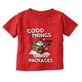 thumbnail image 1 of Santa Papa Smurf Christmas Presents Toddler Boy Girl T Shirt Infant Toddler Brisco Brands 18M, 1 of 6