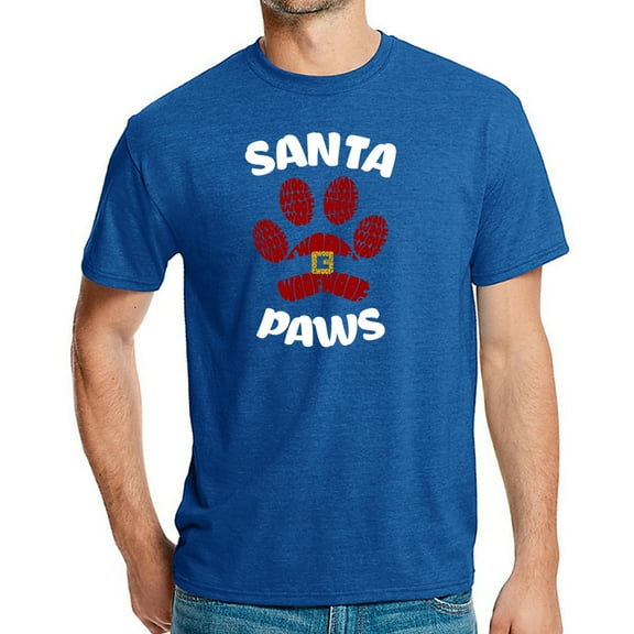 Santa Paws - Men's Premium Blend Word Art T-Shirt