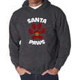 thumbnail image 1 of Santa Paws - Men's Word Art Hooded Sweatshirt, 1 of 3