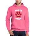 thumbnail image 1 of Santa Paws - Men's Word Art Hooded Sweatshirt, 1 of 3