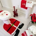 thumbnail image 1 of Santa Pedestal Mat and Toilet Seat Cover Set, 1 of 5