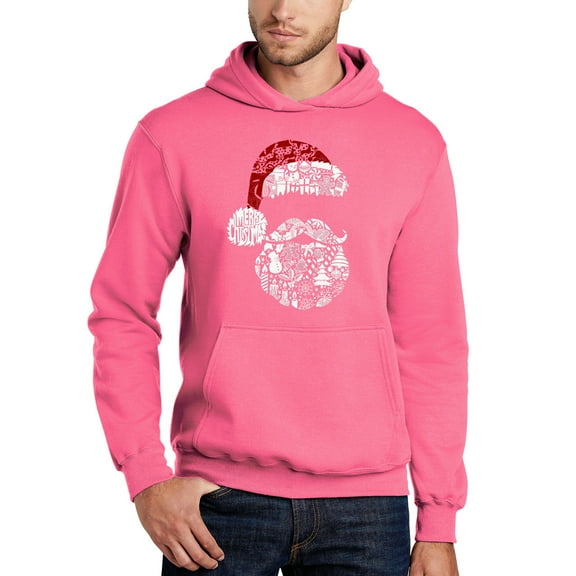 Santa Pics - Men's Word Art Hooded Sweatshirt
