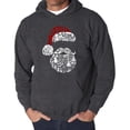 thumbnail image 1 of Santa Pics - Men's Word Art Hooded Sweatshirt, 1 of 3