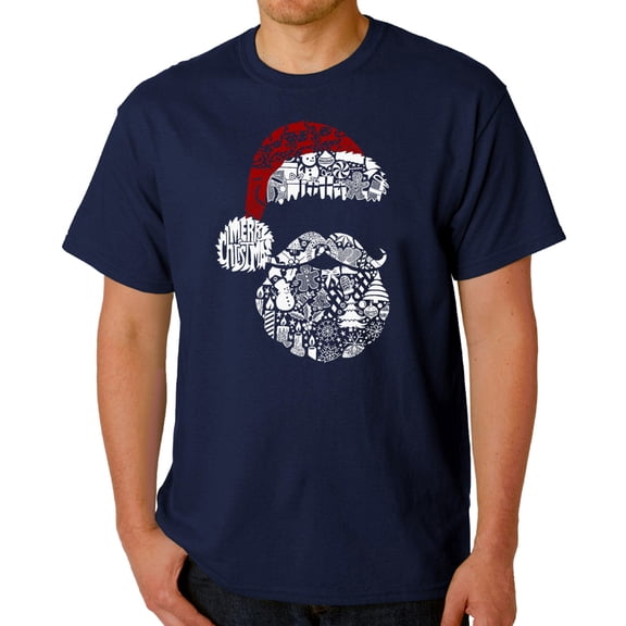 Santa Pics - Men's Word Art T-Shirt